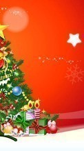 Scaricare immagine Fir-trees, New Year, Holidays, Pictures, Christmas, Xmas sul telefono gratis.