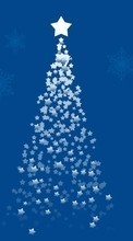 Scaricare immagine 320x240 Holidays, Stars, New Year, Fir-trees, Christmas, Xmas, Drawings sul telefono gratis.