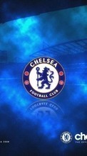 Scaricare immagine Chelsea, Background, Football, Logos, Sports sul telefono gratis.