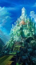 Scaricare immagine Fantasy, Clouds, Castles sul telefono gratis.