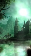 Scaricare immagine Landscape, Fantasy, Castles sul telefono gratis.