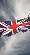 Scaricare immagine Flags, Background, Great Britain sul telefono gratis.