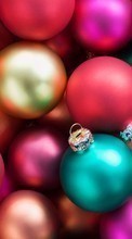 Scaricare immagine Background, Toys, New Year, Objects, Christmas, Xmas sul telefono gratis.