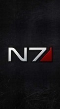 Scaricare immagine Background,Games,Logos,Mass Effect sul telefono gratis.