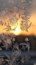Scaricare immagine Background, ice, Sunset, Winter sul telefono gratis.
