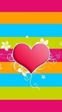 Scaricare immagine 240x400 Backgrounds, Hearts, Love, Valentine&#039;s day sul telefono gratis.