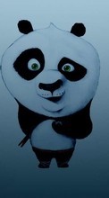 Scaricare immagine Background, Cartoon, Panda Kung-Fu sul telefono gratis.