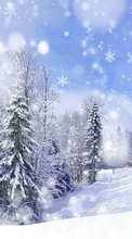 Scaricare immagine Background,Landscape,Snow,Winter sul telefono gratis.