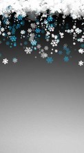 Scaricare immagine 320x480 Winter, Backgrounds, Snowflakes sul telefono gratis.