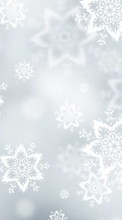 Scaricare immagine Background, Snowflakes, Winter, Patterns sul telefono gratis.