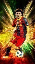 Scaricare immagine Football, Lionel Andres Messi, People, Men, Sports sul telefono gratis.