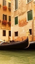 Scaricare immagine Cities, Boats, Landscape, Venice sul telefono gratis.