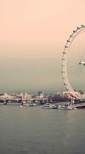 Scaricare immagine Cities, London, Landscape, Rivers sul telefono gratis.