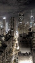 Scaricare immagine Cities,Night,Landscape,Streets sul telefono gratis.