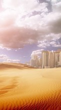 Scaricare immagine Cities,Landscape,Desert sul telefono gratis.