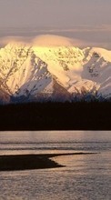 Scaricare immagine 320x480 Landscape, Nature, Rivers, Mountains, Snow sul telefono gratis.