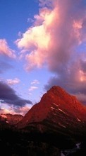 Scaricare immagine Mountains, Sky, Clouds, Landscape sul telefono gratis.