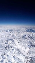 Scaricare immagine Mountains, Sky, Clouds, Landscape, Snow sul telefono gratis.