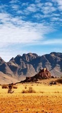 Scaricare immagine Mountains, Sky, Landscape, Desert sul telefono gratis.
