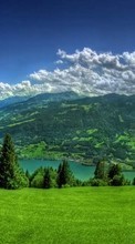 Mountains, Clouds, Landscape per HTC One M9 Plus