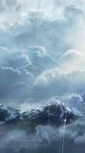 Scaricare immagine Mountains, Clouds, Landscape sul telefono gratis.