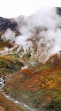 Scaricare immagine Landscape, Rivers, Mountains, Autumn sul telefono gratis.