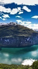 Scaricare immagine Mountains, Lakes, Nature sul telefono gratis.