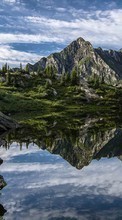 Scaricare immagine Mountains,Lakes,Landscape sul telefono gratis.