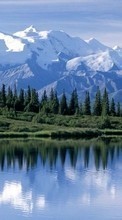 Scaricare immagine 360x640 Landscape, Mountains, Lakes sul telefono gratis.
