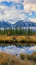 Scaricare immagine Mountains,Landscape,Rivers sul telefono gratis.