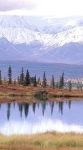 Scaricare immagine Mountains,Landscape,Rivers sul telefono gratis.