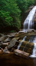 Scaricare immagine Mountains, Landscape, Rivers, Waterfalls sul telefono gratis.