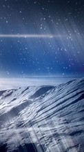 Scaricare immagine Mountains, Landscape, Snow, Sun sul telefono gratis.