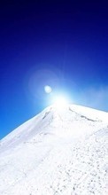 Scaricare immagine 1080x1920 Landscape, Winter, Mountains, Snow sul telefono gratis.