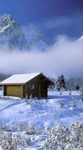 Scaricare immagine Mountains,Landscape,Snow,Winter sul telefono gratis.