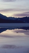 Scaricare immagine 720x1280 Landscape, Water, Sunset, Mountains sul telefono gratis.
