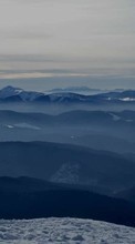 Scaricare immagine Landscape, Winter, Mountains sul telefono gratis.