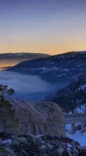 Scaricare immagine 320x240 Landscape, Winter, Mountains sul telefono gratis.