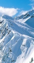 Scaricare immagine 240x320 Landscape, Winter, Mountains sul telefono gratis.