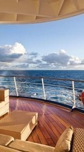 Scaricare immagine Yachts, Interior, Ships, Sea, Landscape, Transport sul telefono gratis.
