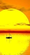 Scaricare immagine Yachts,Sea,Landscape,Sunset sul telefono gratis.