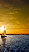 Scaricare immagine Yachts,Landscape,Sunset sul telefono gratis.