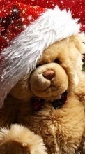 Scaricare immagine Toys, Teddy bear, New Year, Holidays, Christmas, Xmas sul telefono gratis.