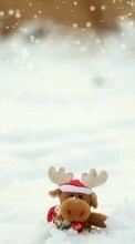 Scaricare immagine Toys, New Year, Holidays, Christmas, Xmas, Snow sul telefono gratis.