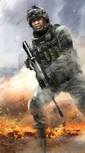 Scaricare immagine 800x480 Games, Art, Men, Modern Warfare 2 sul telefono gratis.