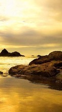 Scaricare immagine Landscape, Water, Stones, Sea, Beach sul telefono gratis.