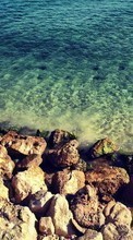 Scaricare immagine Stones, Sea, Nature, Water sul telefono gratis.