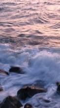 Scaricare immagine Landscape, Water, Stones, Sea sul telefono gratis.