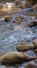 Scaricare immagine 1080x1920 Landscape, Rivers, Stones sul telefono gratis.