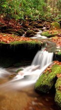 Scaricare immagine 1280x800 Landscape, Water, Rivers, Stones sul telefono gratis.